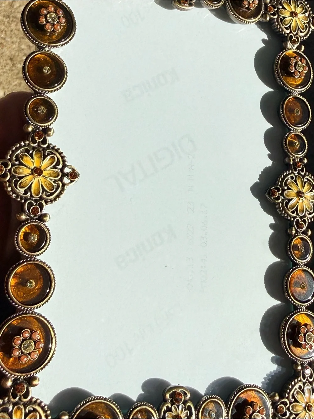 Z Gallerie Jeweled Picture Frames Bundle! Metal Enamel Crystals - Like New!